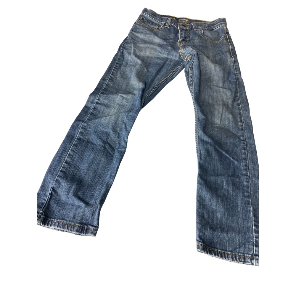 Levi's Signature Slim Straight Jeans Mens 26x24 Blue Stretch Denim